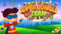 Super Jungle Zyan Adventures: 2D Run Dash Game Screen Shot 0