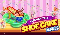 صانع كب كيك أحذية الموضة | لعبة طبخ بنات Screen Shot 10