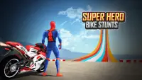 Superhero Bike Games Stunts Screen Shot 0