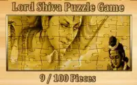 lord shiva  jigsaw puzzle 9/100 pieces Screen Shot 1