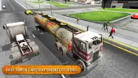 Euro Oil Tanker Transporter Simulador caminhão car Screen Shot 3