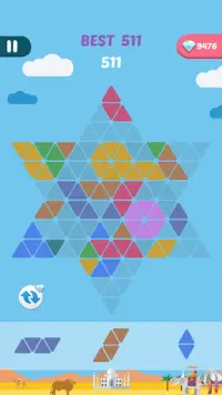 Hexagram Puzzle Screen Shot 3