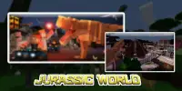 Jurassic Minecraft World MCPE Screen Shot 1
