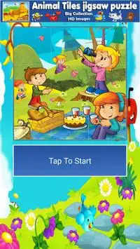 Kids Cartoon Tile Puzzle Screen Shot 3