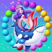 Mermaid rescue fish pop shooter 🐬