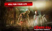 Zombie matança Frontier alvo Screen Shot 1