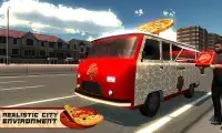 bánh pizza lái tải giao hàng Screen Shot 2