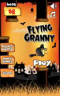 Flying Granny Screen Shot 0