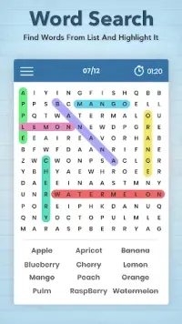 Word Search Screen Shot 2