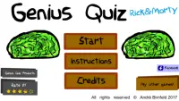 Genius Quiz Rick&M Screen Shot 0