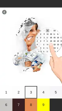 Football Stars Pixel Art Screen Shot 0