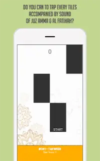 Tap Tiles of Juz Amma & Fatihah | Piano Quran Screen Shot 1