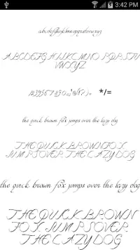 Script Fonts Message Maker Screen Shot 2