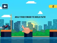 Riding Bike Game || Draw road bike game Screen Shot 1