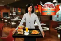 आभासी वेटरस 3 डी रेस्तरां सिम Screen Shot 8