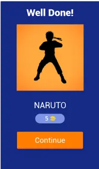 Narutoo Ninja Quiz Game Screen Shot 1