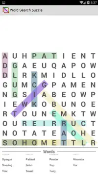 Word Search Puzzle : Search in Word Screen Shot 8
