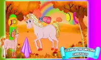 Unicornio beauty makeover salon - juego spa pony Screen Shot 0