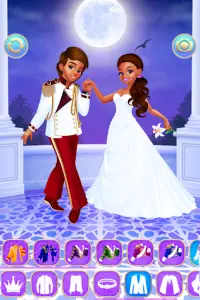 Cinderella & Prince Girls Game Screen Shot 1