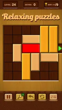 Unblock Red Wood Puzzle 2022 Screen Shot 0