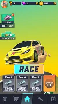 Rally Clash - Car Racing Tour Screen Shot 1