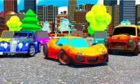 Toon Car drive and park simulator Screen Shot 1