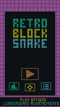 Retro Block Snake Screen Shot 0