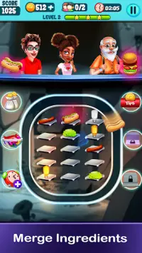 Food Merge - Idle Clicker Game Screen Shot 0