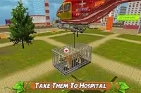 động vật cứu hộ helicopter sim Screen Shot 12