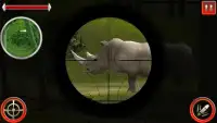 Rhino Hunt Sniper Gun Shooter Screen Shot 3