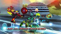 Super Robot Ball attack City Futuristic War Screen Shot 2
