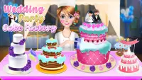 Kasal party na cake factory: dessert maker games Screen Shot 0