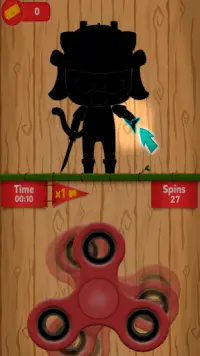 Samurai Cat Spinner - Crazy Ninja Screen Shot 4