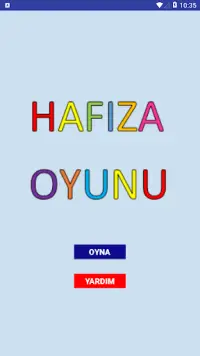 Hafıza Oyunu Screen Shot 0