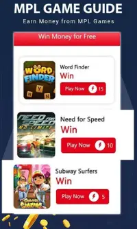 MPL Games - Download MPL Play & Earn Money Guide Screen Shot 6