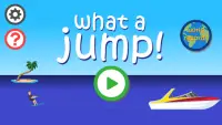 What a jump - free water skiing game Screen Shot 0