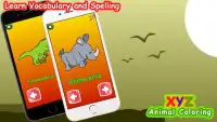 XYZ Animals Coloring Game Screen Shot 2