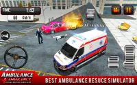 911 Ambulance City Rescue Game Screen Shot 2