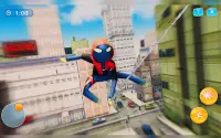 Stickman Rope Hero 2021 - Flying Hero Crime City Screen Shot 4