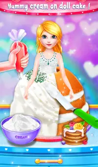 Doll cake decorating Cake Game Screen Shot 3