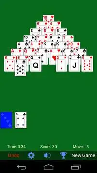 Pyramid Solitaire Screen Shot 5