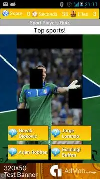 Quiz di calcio e altri sport Screen Shot 2