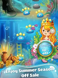 Mermaid Pearl - Match 3 Screen Shot 11