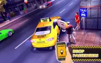 Pro Taxi Driving Sim 2018: Modern Cab Cruiser Game Screen Shot 4