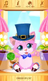 Dress Up Cat Screen Shot 1