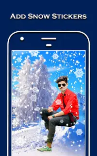 Snowfall photo editor: frames Screen Shot 6