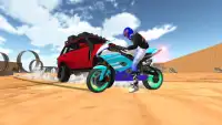 Motorbike Simulator :Cop Car Chase Screen Shot 4