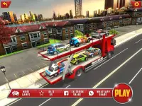 شاحنة نقل مقطورة شاحنة لعبة Screen Shot 8