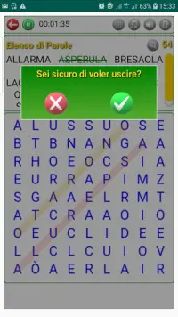 Parole Intrecciate - Italian Word Search Game Screen Shot 7