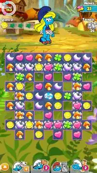 Smurfette's Magic Match Screen Shot 4